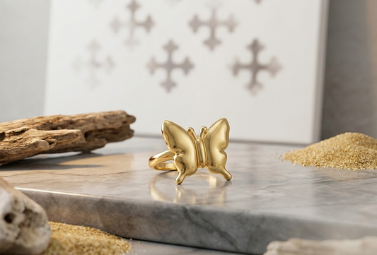 Glow & Grace Butterfly Ring