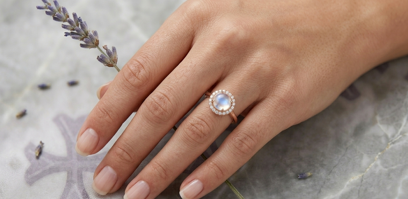 Moonstone Majesty Ring