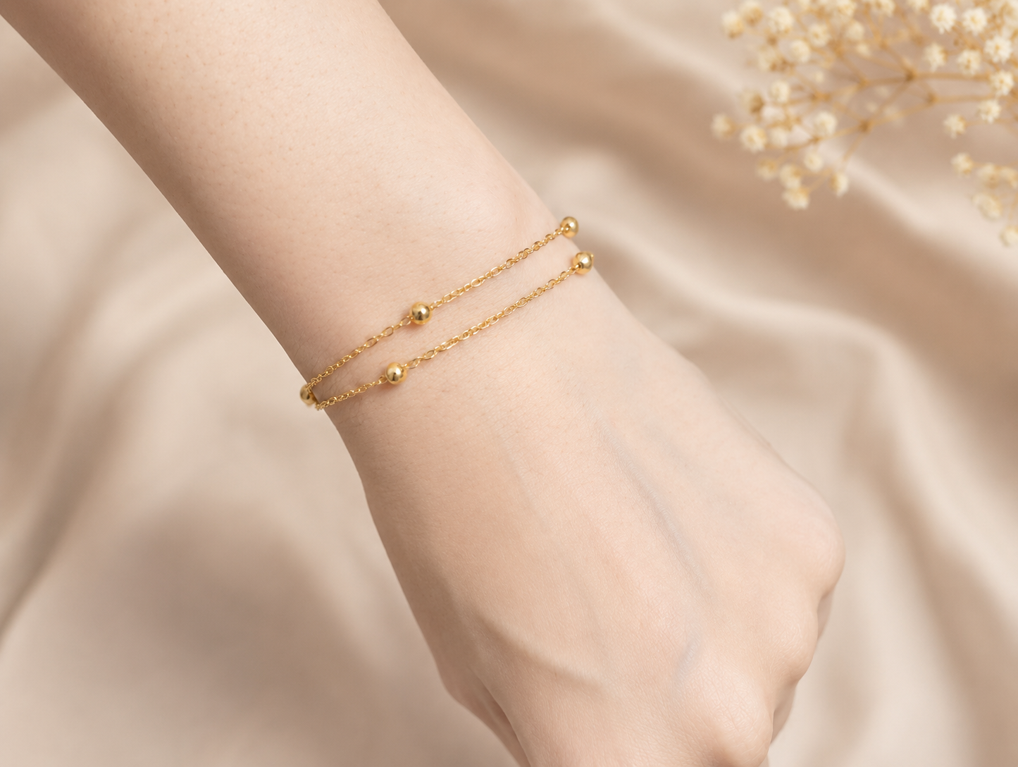 Double-Layer Chain Bracelet