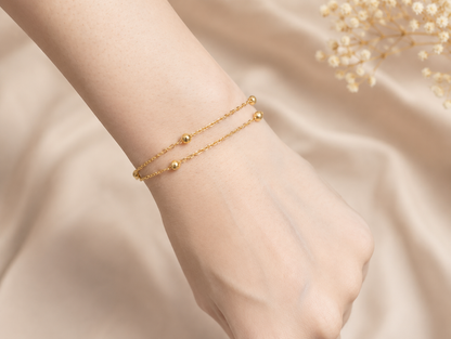Double-Layer Chain Bracelet