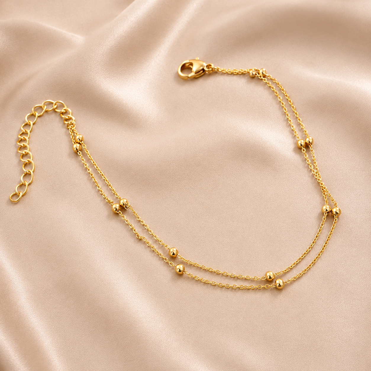 Double-Layer Chain Bracelet