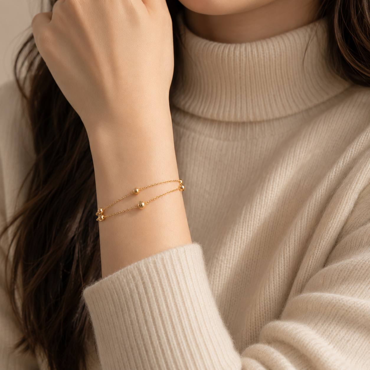Double-Layer Chain Bracelet