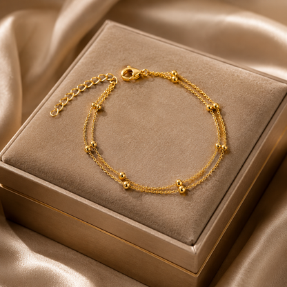 Double-Layer Chain Bracelet