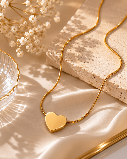 Golden Heart Necklace