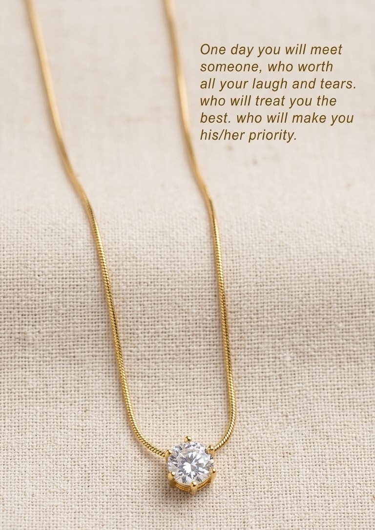Single Stone Necklace