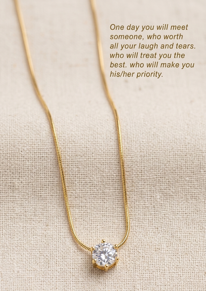 Single Stone Necklace