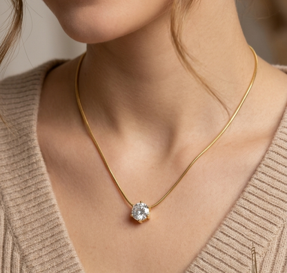 Single Stone Necklace