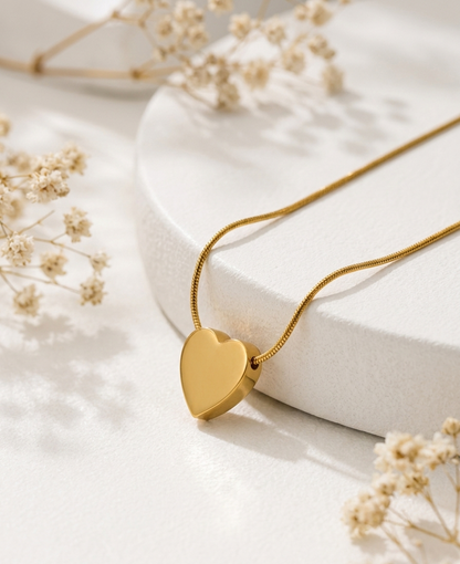 Golden Heart Necklace