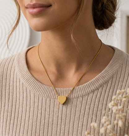 Golden Heart Necklace