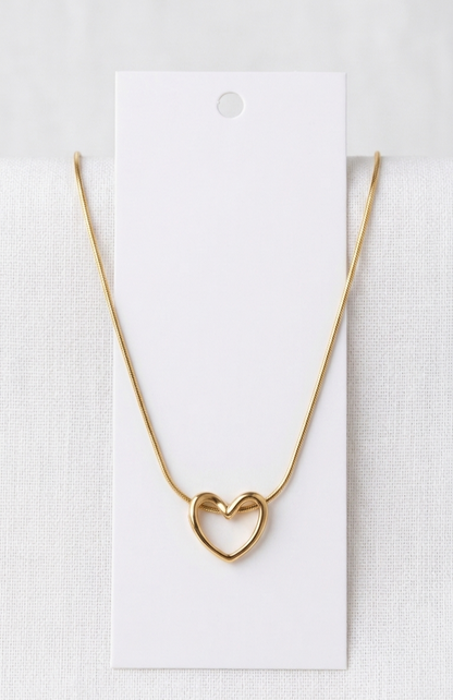 Open Heart Necklace