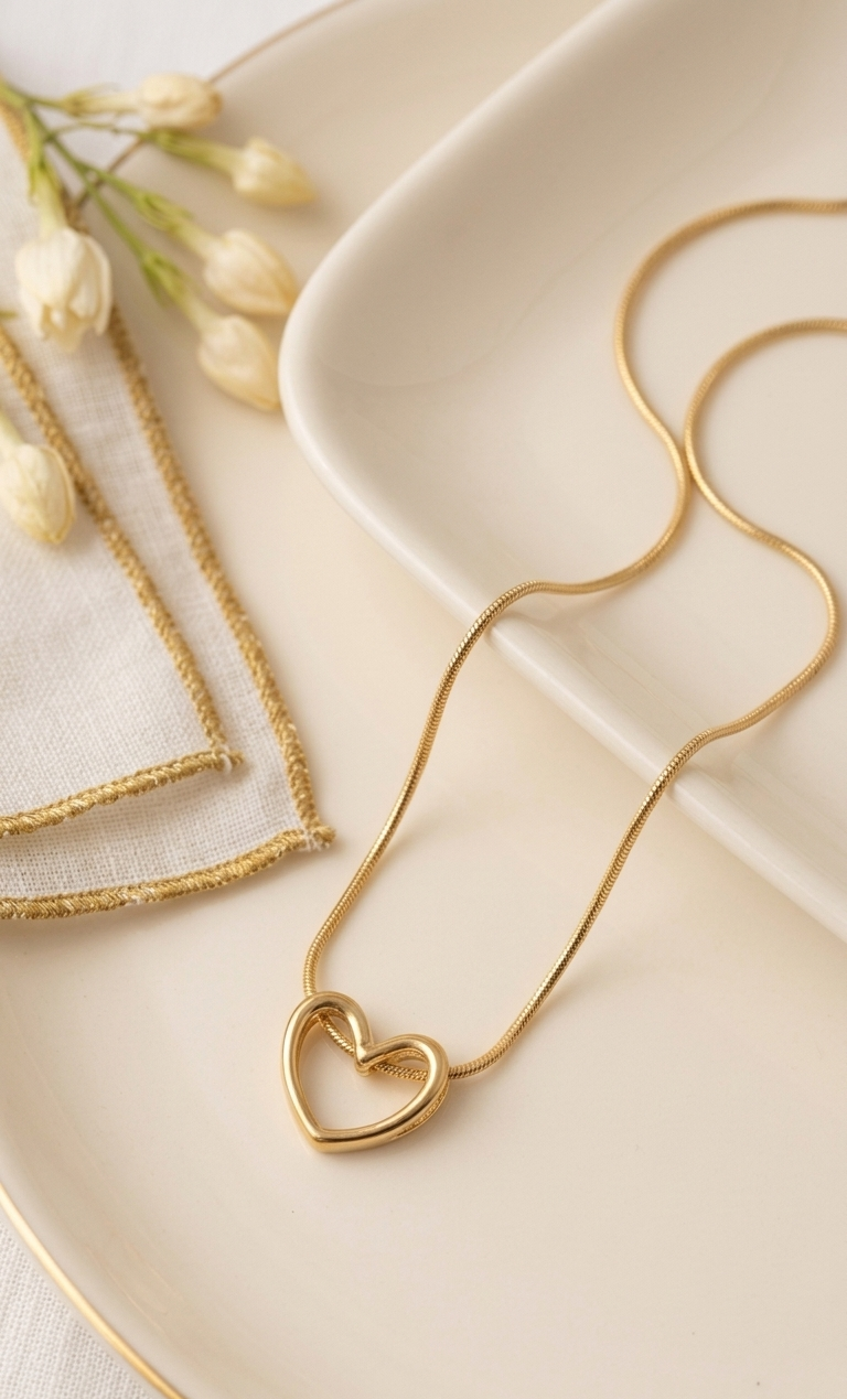Open Heart Necklace